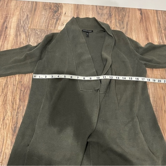 Eileen Fisher Silk & Organic Cotton Interlock Sweater Cardigan Jacket - Picture 7 of 11